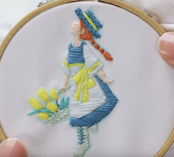 動画紹介！】かわいい「赤毛のアン」が簡単に刺繍できる！ | 本がすき。